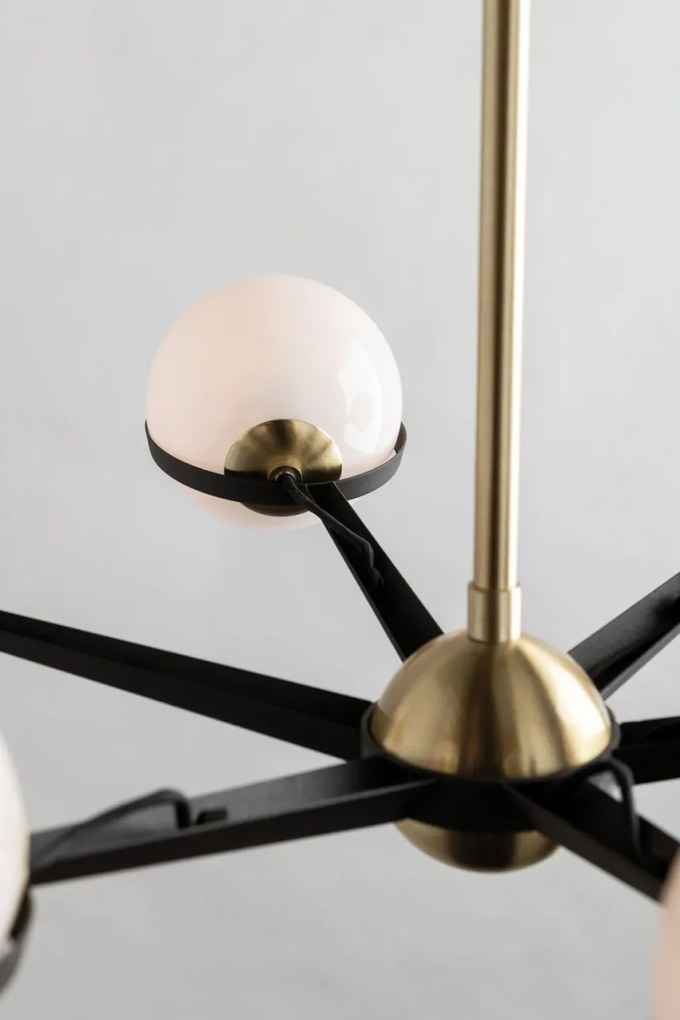 Candelabru design contemporan ACE, cu 6 surse de lumina