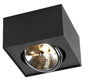 Spotlight de design negru pătrat - Kaya