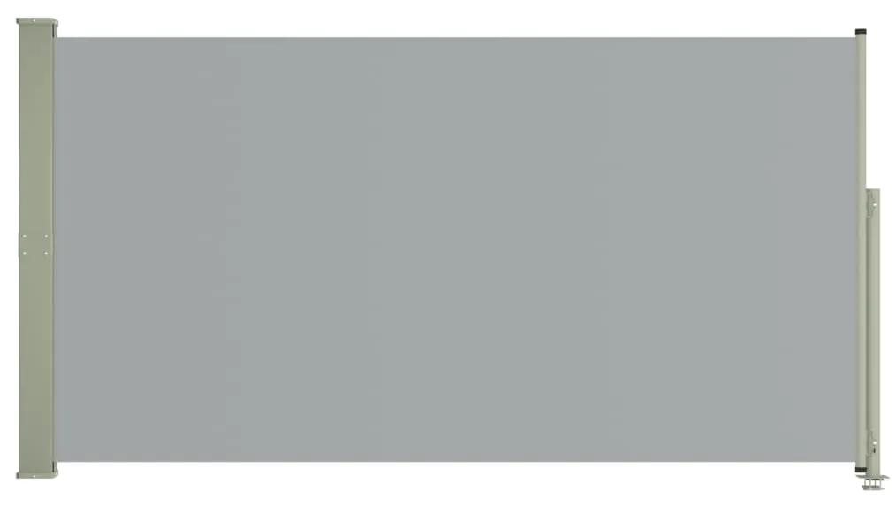 Copertina laterala retractabila de terasa, gri, 160x300 cm Gri, 160 x 300 cm