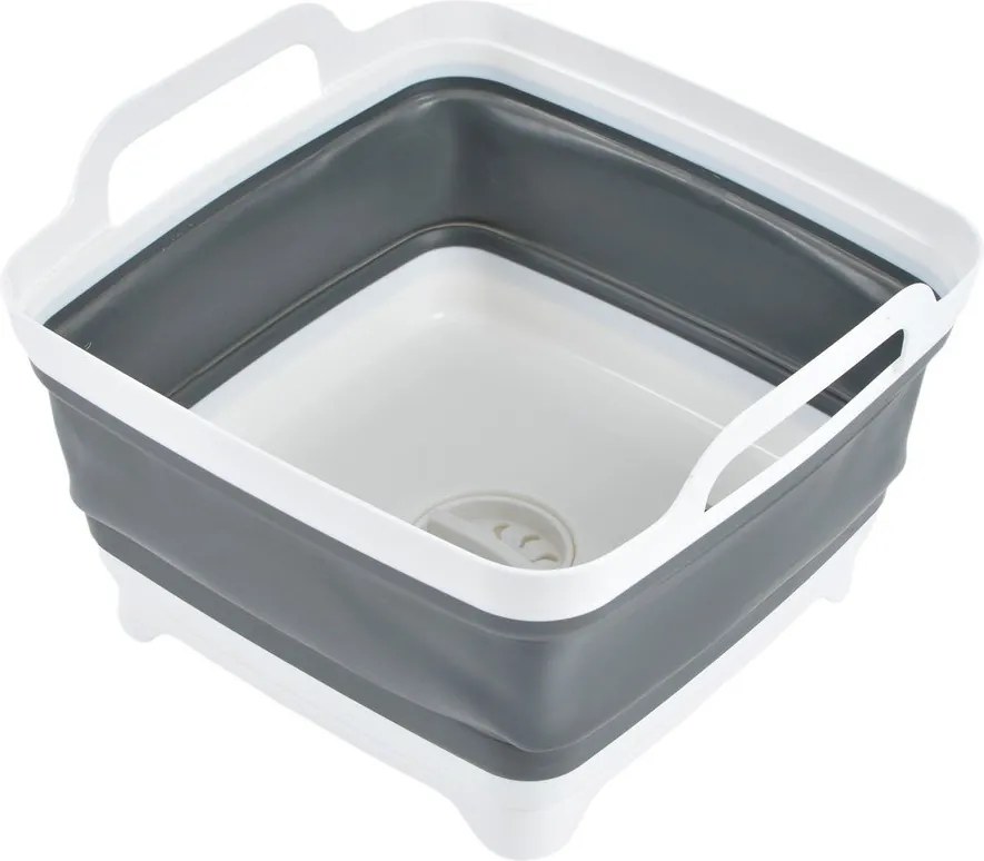 Lighean alb/gri 9 l – Homéa