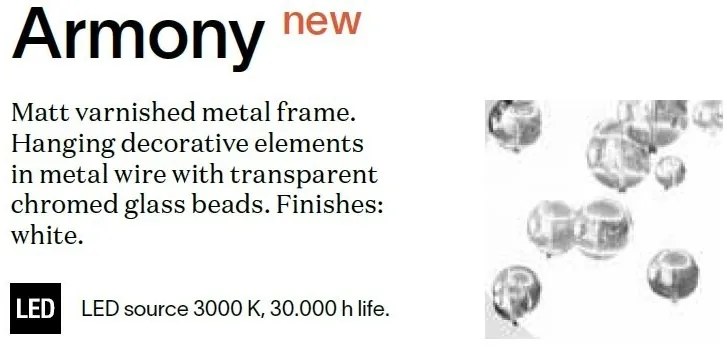 Lustra LED design elegant Armony pl d60