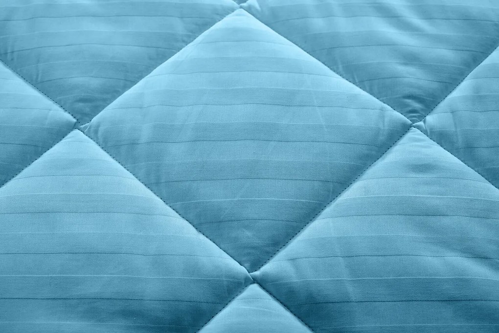 Pilota Alcam Damasc Bleu Ciel 180x200 cm, umplutura cu bambus, 300 g/mp