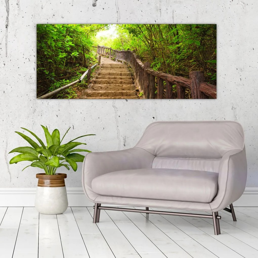 Tablou - Scări în natură (120x50 cm)