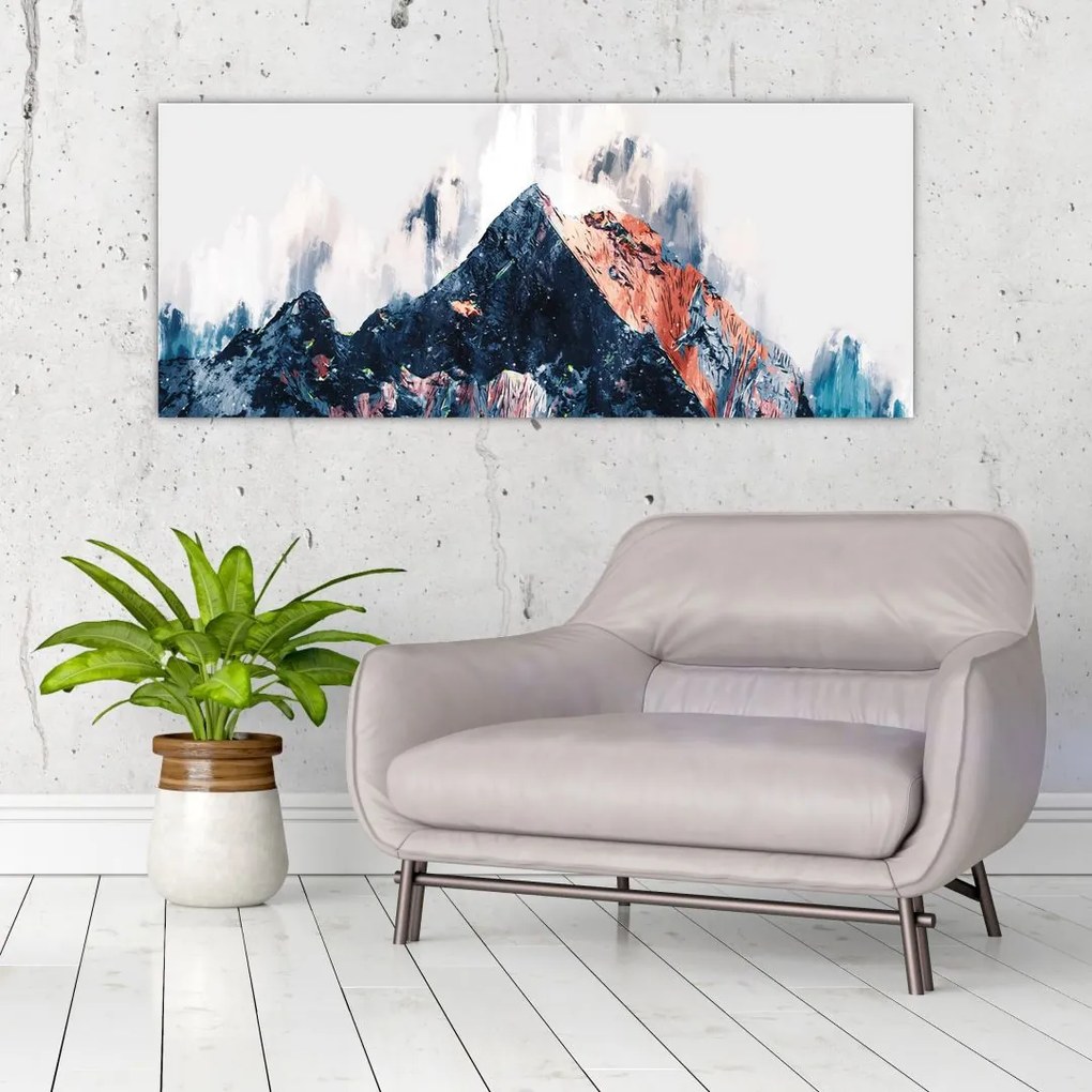 Tablou - Pădure, abstrecție (120x50 cm)