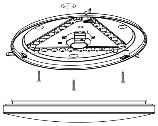 Eglo 97872 - LED Plafonieră FRANIA LED/14,6W/230V