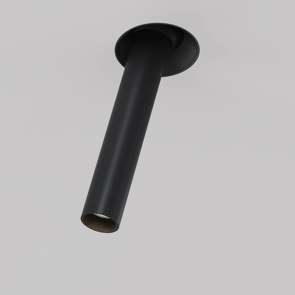 Spot LED incastrabil rotativ retractabil Focus T negru