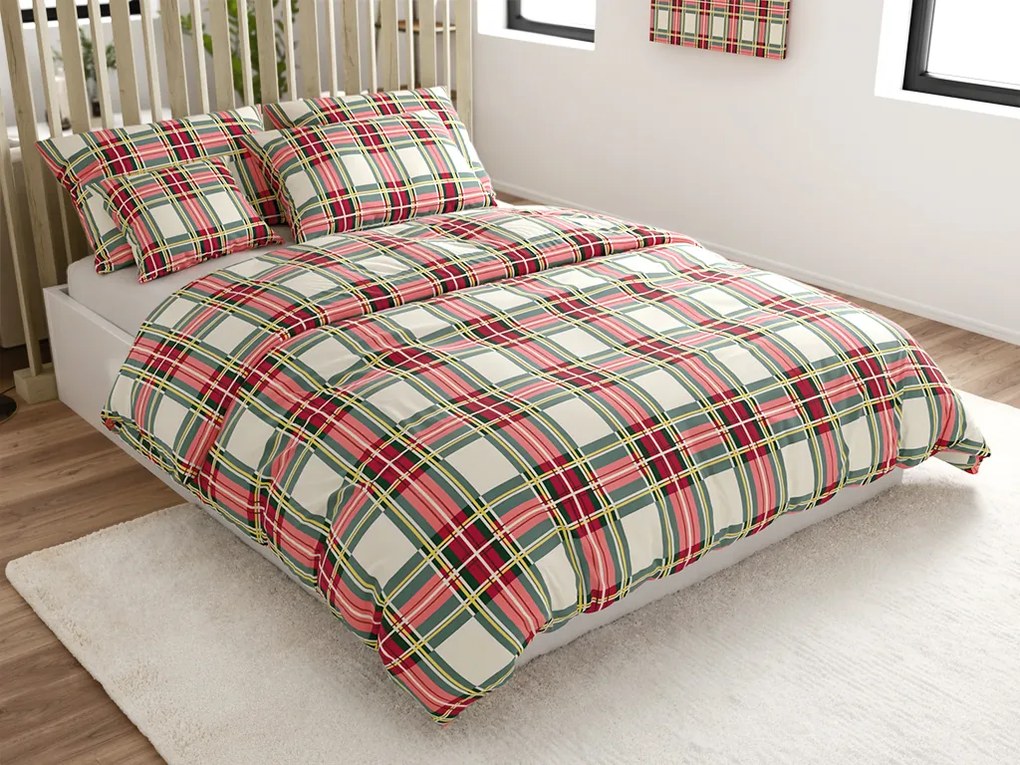 Lenjerie de pat din crepon LANSO POLY colorata Dimensiune lenjerie de pat: 70 x 90 cm | 140 x 220 cm