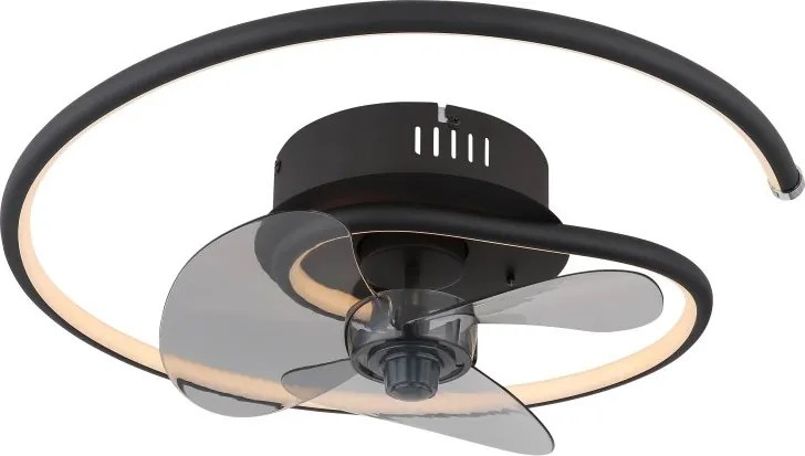 Lustra LED cu ventilator si telecomanda KOREN 03660 GL