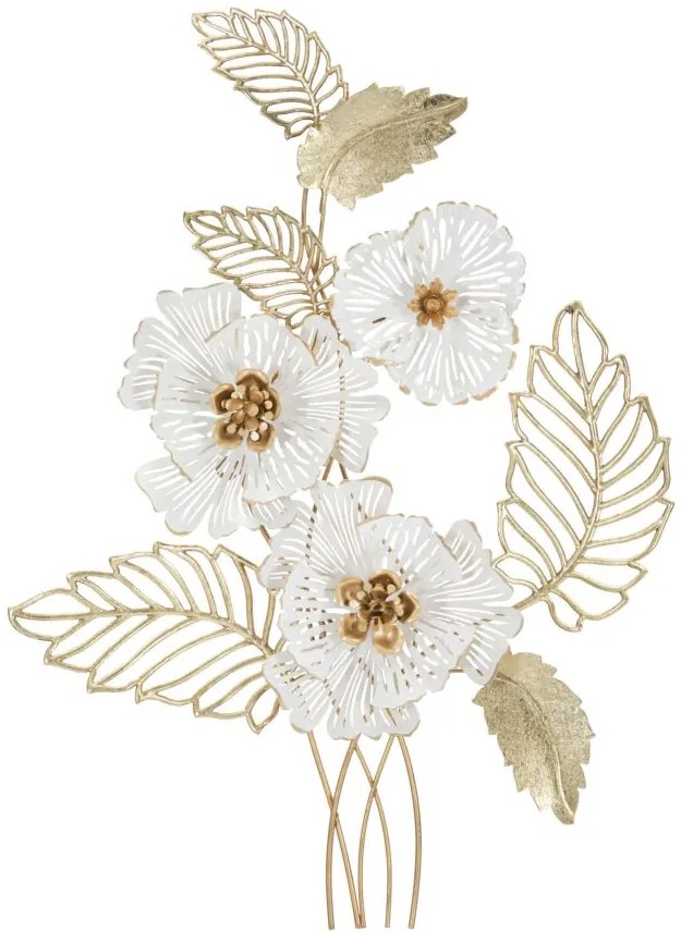 Deco perete White Flowers 54/6,4/73,7 cm