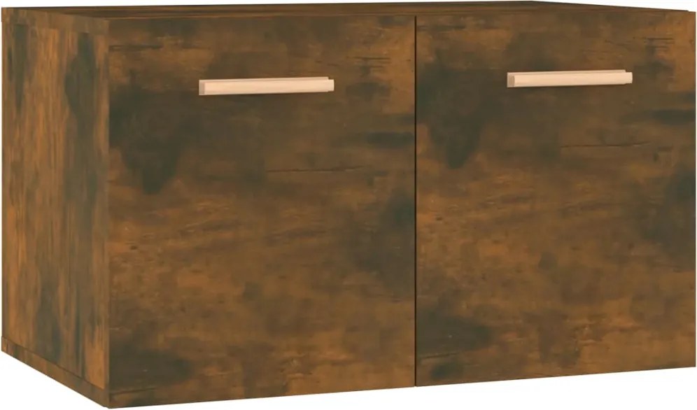 vidaXL Dulap de perete, stejar fumuriu, 60x36,5x35 cm, lemn prelucrat