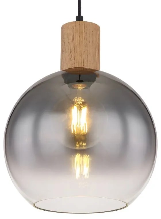 Pendul design modern Moitas negru, maro