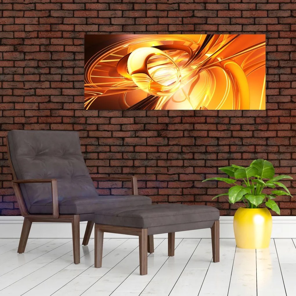 Tablou cu abstracție (120x50 cm)