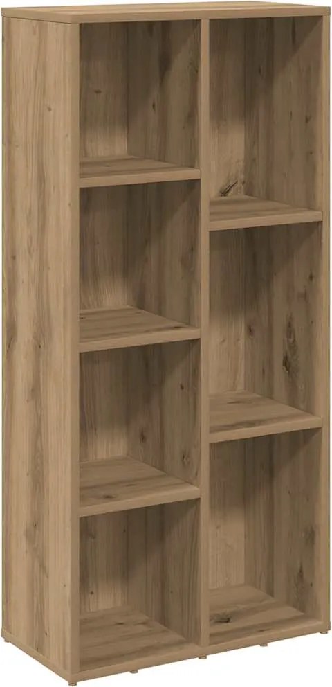 vidaXL Bibliotecă, stejar artizanal, 50x25x104 cm