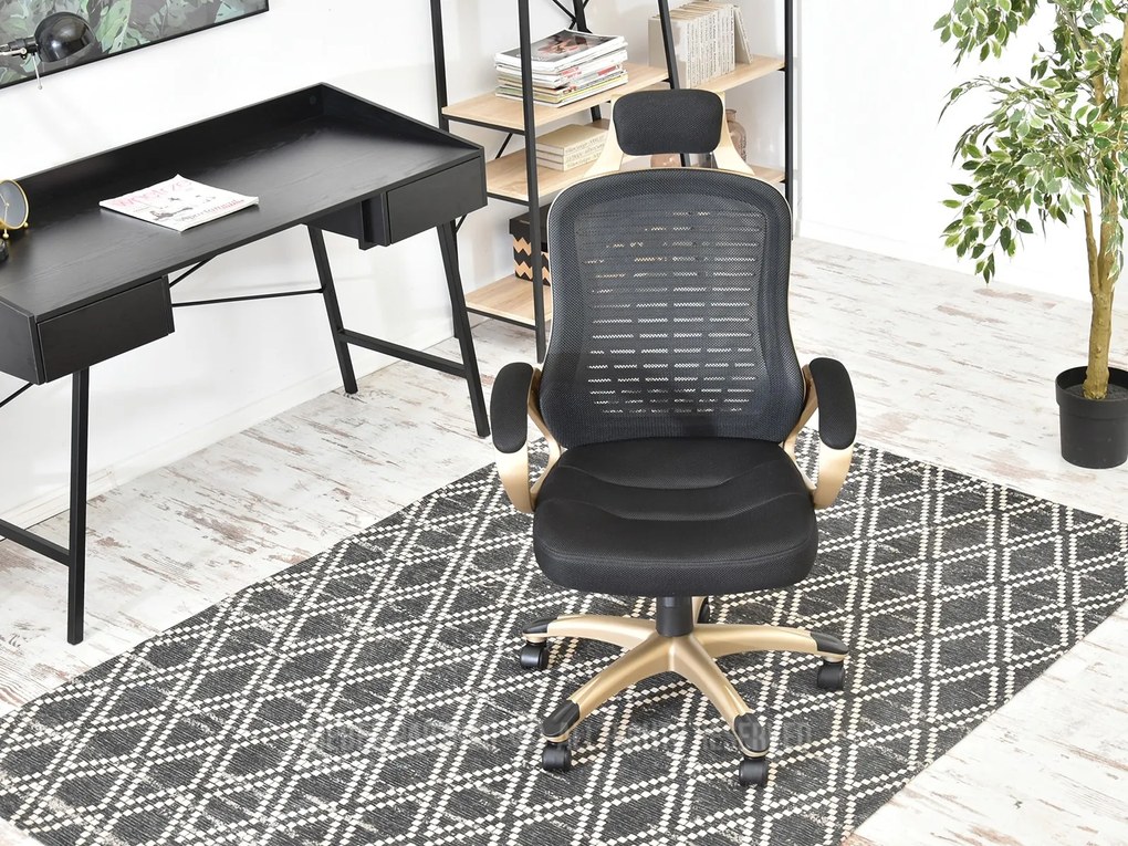 Fotoliu Rondoz (auriu + negru). Promo -17%. 1109968