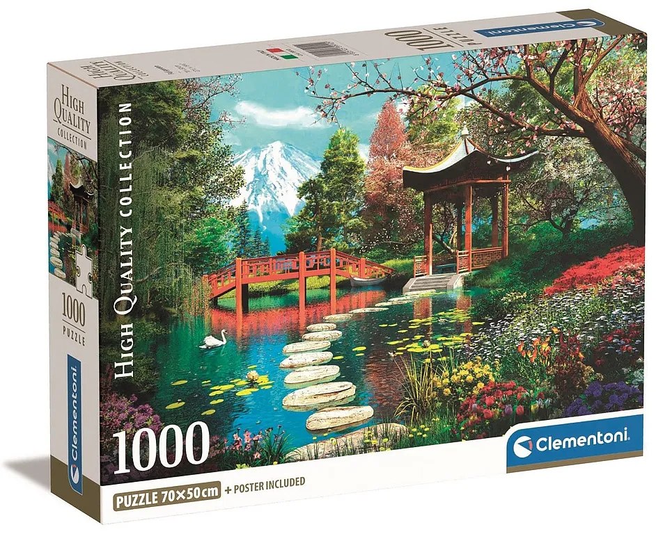 Orașe Gardens of Fuji Puzzle japonez de 1000 de piese Clementoni