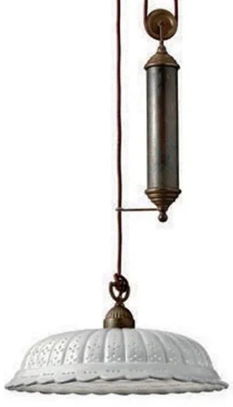 Lustra, Pendul rustic fabricat manual diametru 43cm Anita 061.12.OC