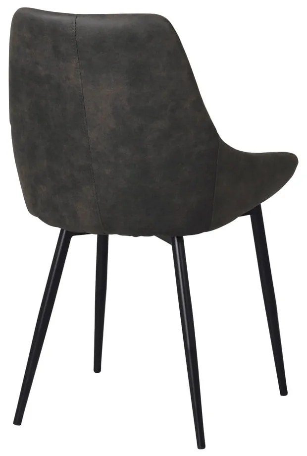 Scaune de dining gri-închis 2 buc. Sierra – Rowico