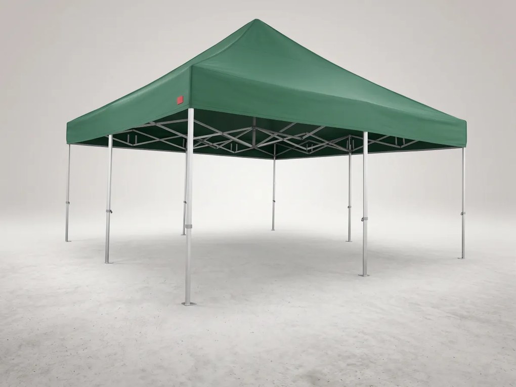 Cort pliabil 5×5 m – aluminiu hexagon profi, Negru