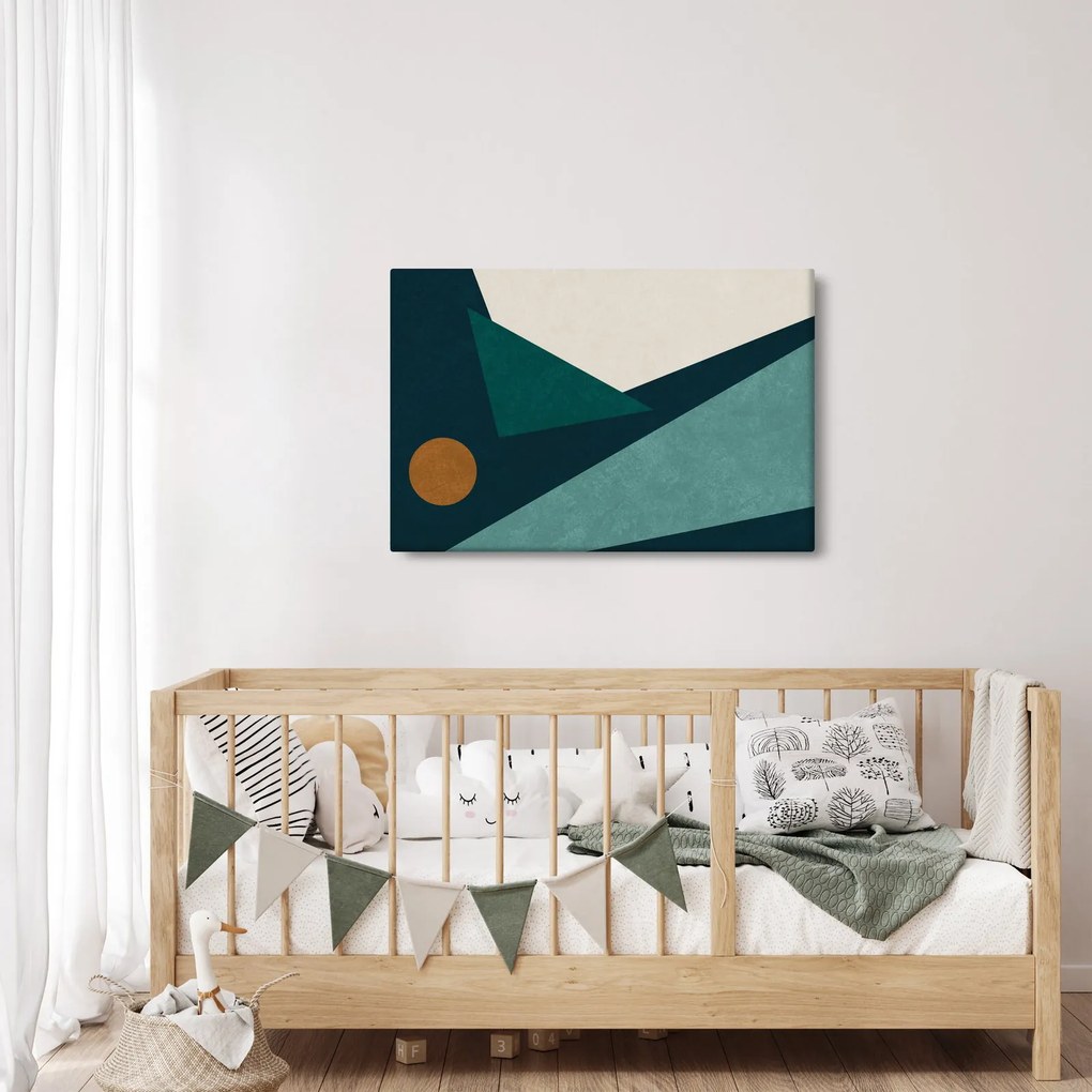 Tablou - Abstract cubic (90x60 cm)