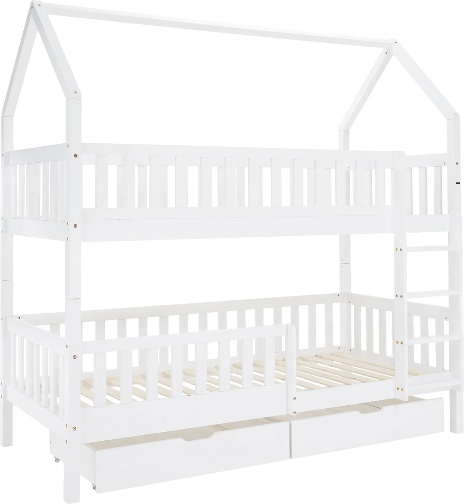 Pat supraetajat Montessori, alb, VENITA TYP 2