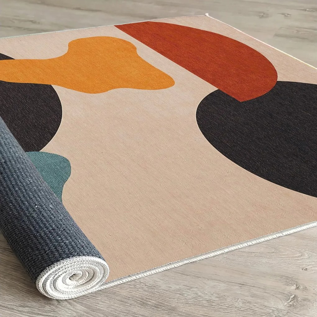 Covor, Woopamuk007, 120x180 cm, 70% bumbac/30% poliester, Multicolor