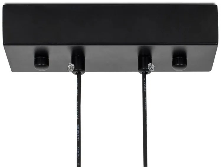 Lustra moderna cu 7 de surse de lumina si LED LINEA TWIN 90