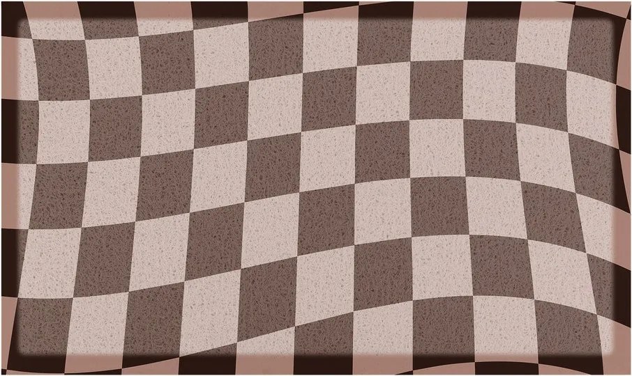 Covoraș de intrare din PVC 40x70 cm Checkerboard – Artsy Doormats