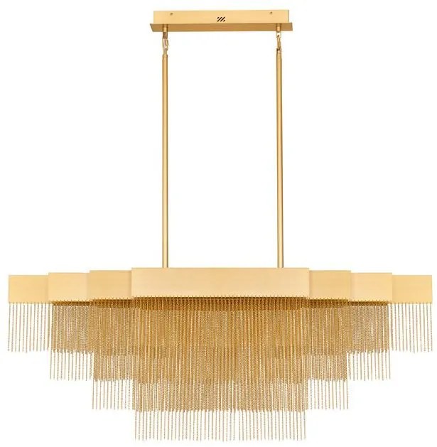 Lustra LED suspendata design modern REVIA aurie