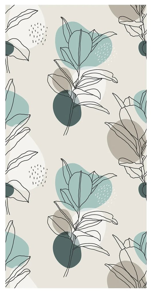 Tapet - Ilustrație florală I.