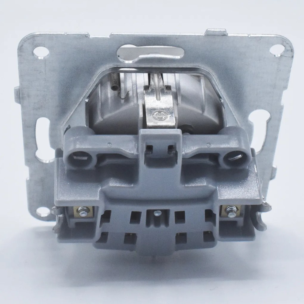 Priza simpla cu capac, 16A, protectie copii, IP20, Argintiu, Panasonic Arkedia Slim / Karre Plus