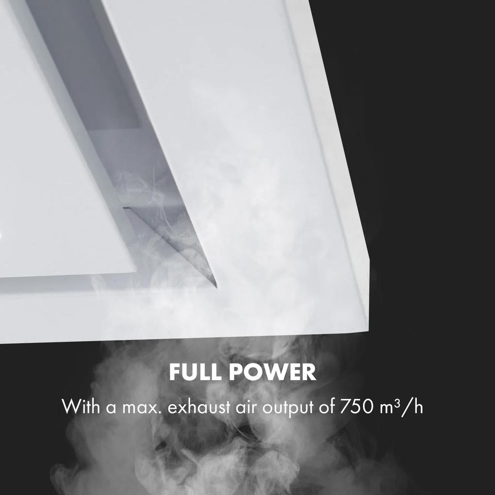 Lumiera, hotă, LED, 70 cm, clasa energetică A, 750 m³/h, 3 nivele, alb
