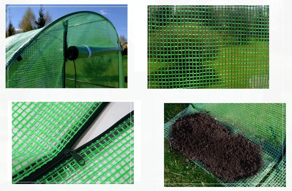Solar de grădină 3x6m cu filtru UV PREMIUM