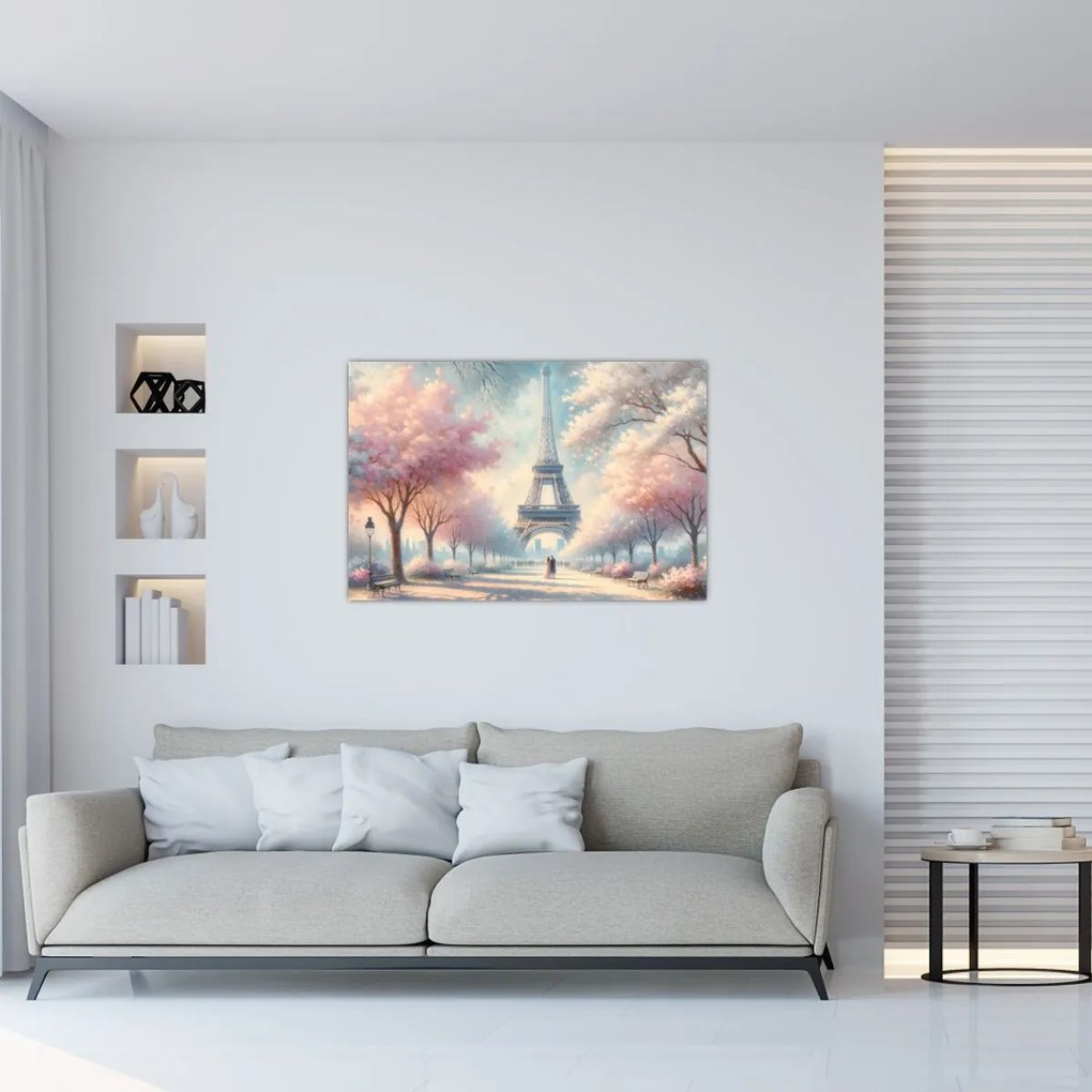 Tablou – Primăvară la Paris (90x60 cm)