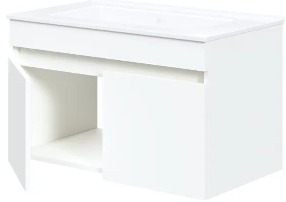 Dulap sub lavoar Puresa 80 cm, alb