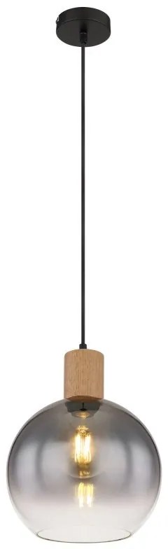 Pendul design modern Moitas negru, maro