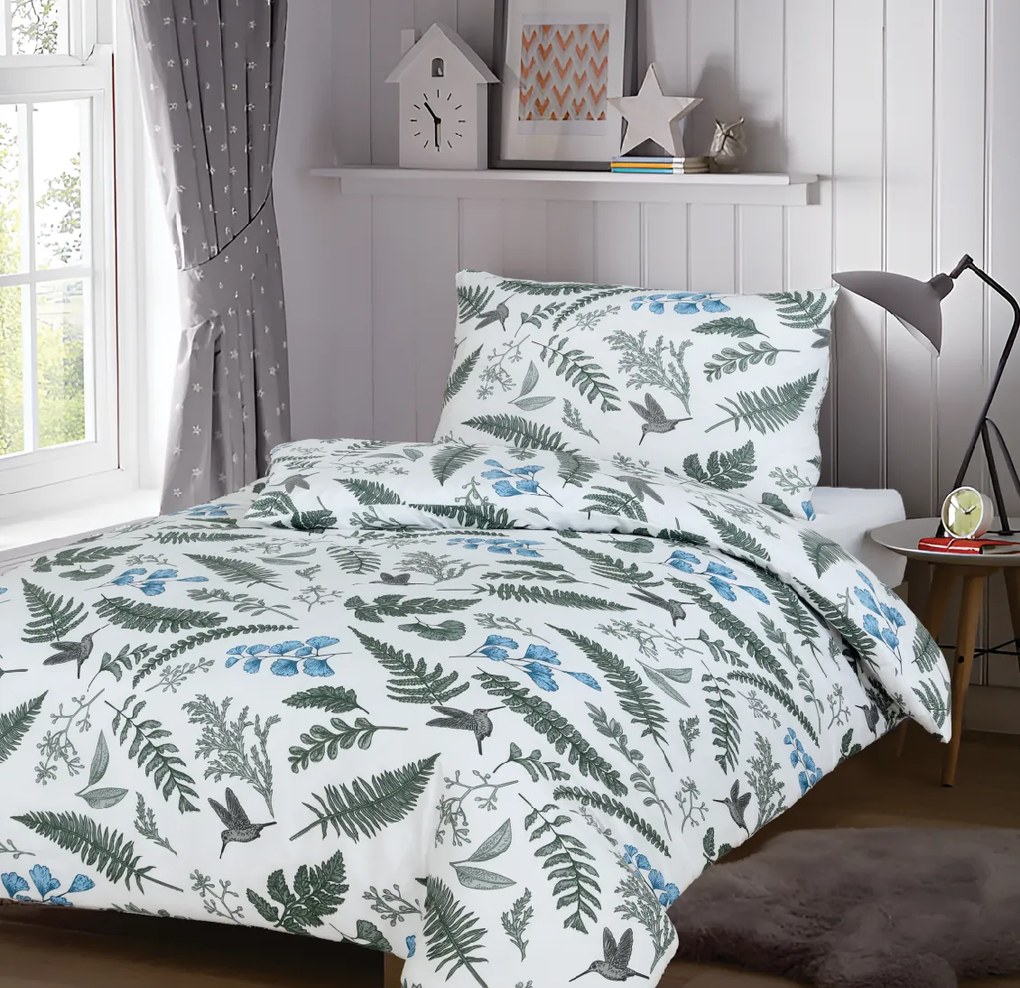 Lenjerie de pat din microfibra FERN LEAVES cu model Dimensiune lenjerie de pat: 70 x 90 cm | 140 x 200 cm