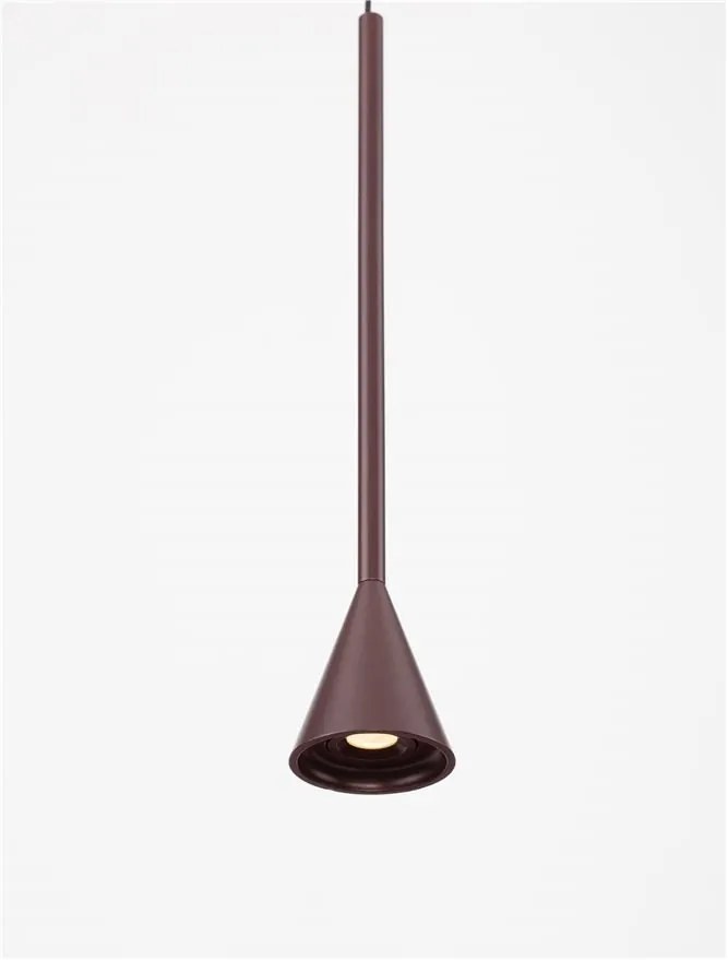 Pendul LED design minimalist NET maro
