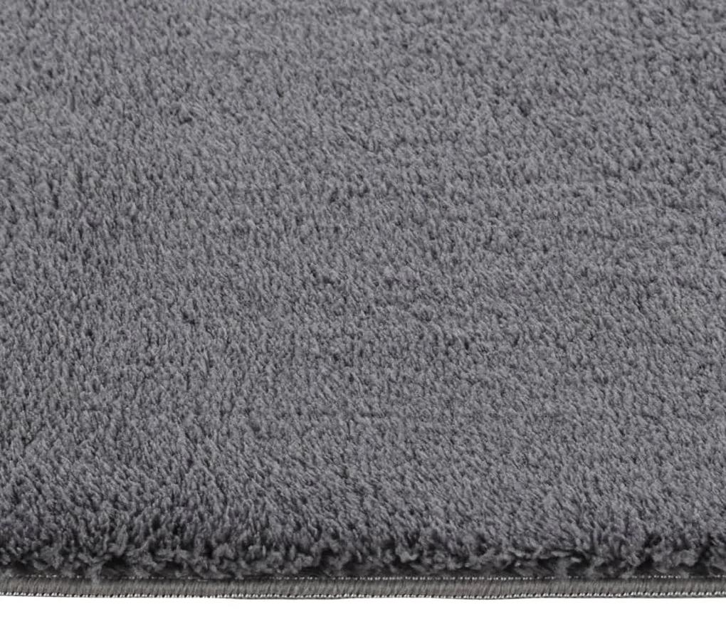 Covor lavabil moale Shaggy 200x290 cm, anti-alunecare, antracit Antracit, 200 x 290 cm