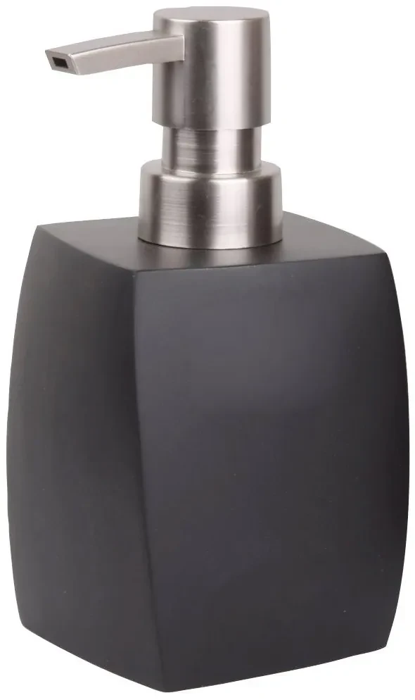 Dispenser de sapun Wave negru 6,5/6,5/14,5 cm