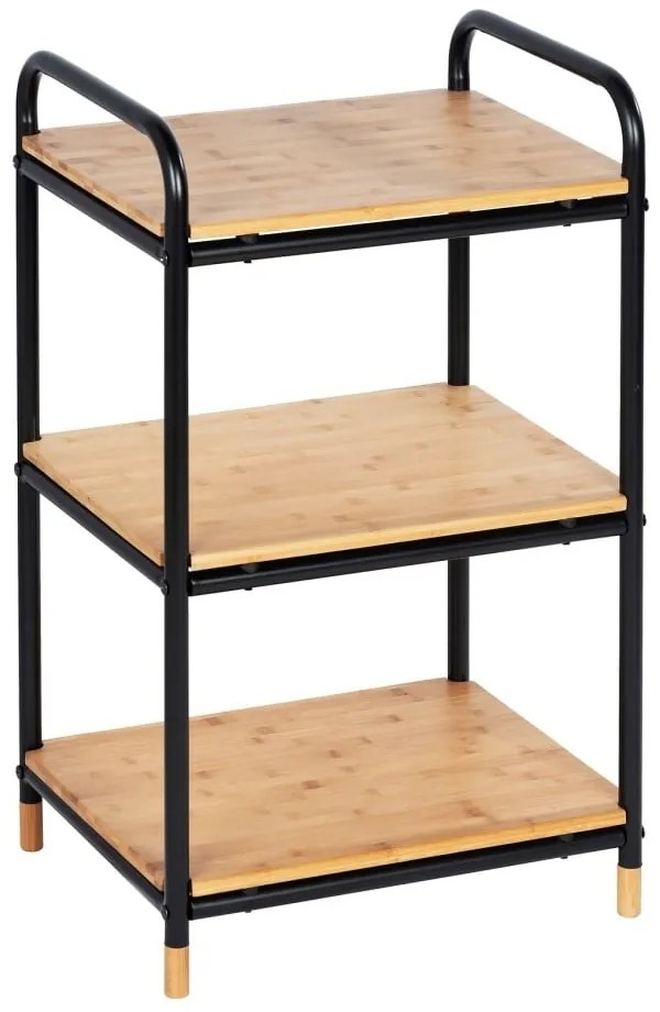 Etajeră din bambus cu 3 rafturi Wenko Loft
