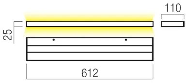 Aplică LED Redo 01-3554 SEED LED/30W/230V alb