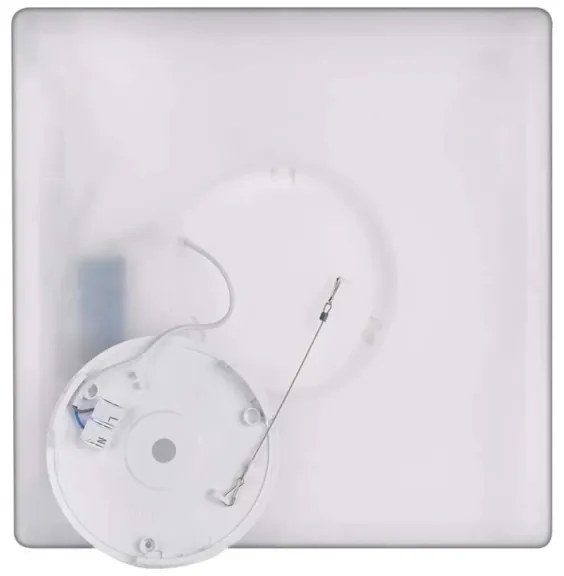 Plafonieră LED FLORI LED/22W/230V 4000K negru 42x42 cm