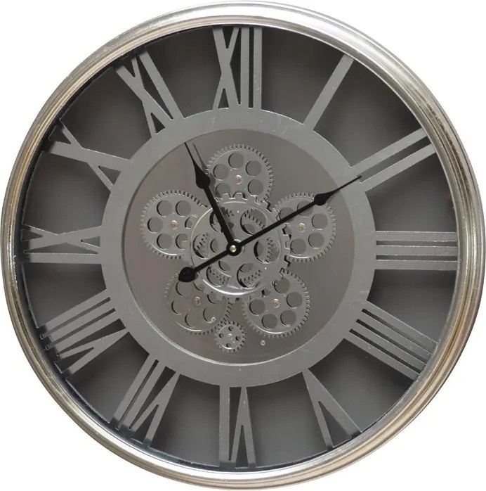 Ceas decorativ, de perete, din metal, Elizabeth