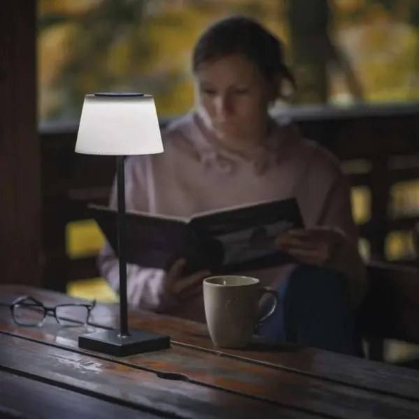 Lampă LED reîncărcabilă dimabilă EMOS Z7630B KATIE LED/4W/10V 1800mAh IP44 negru