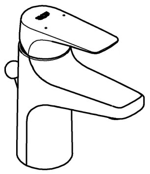 GROHE 23809000 - Baterie pentru lavoar START FLOW DN 15, crom lucios