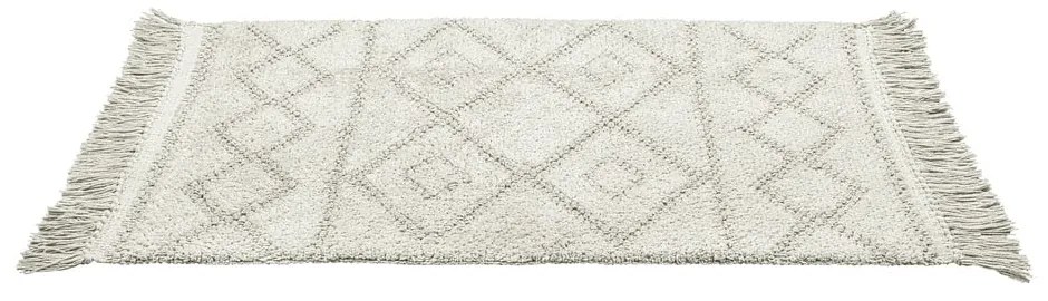 Covoraș baie din bumbac organic Wenko Urla 60 x 90 cm, gri