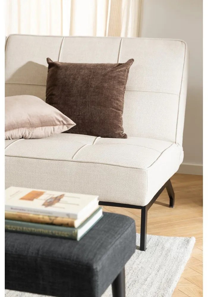 Canapea bej extensibilă 198 cm Perugia – Actona