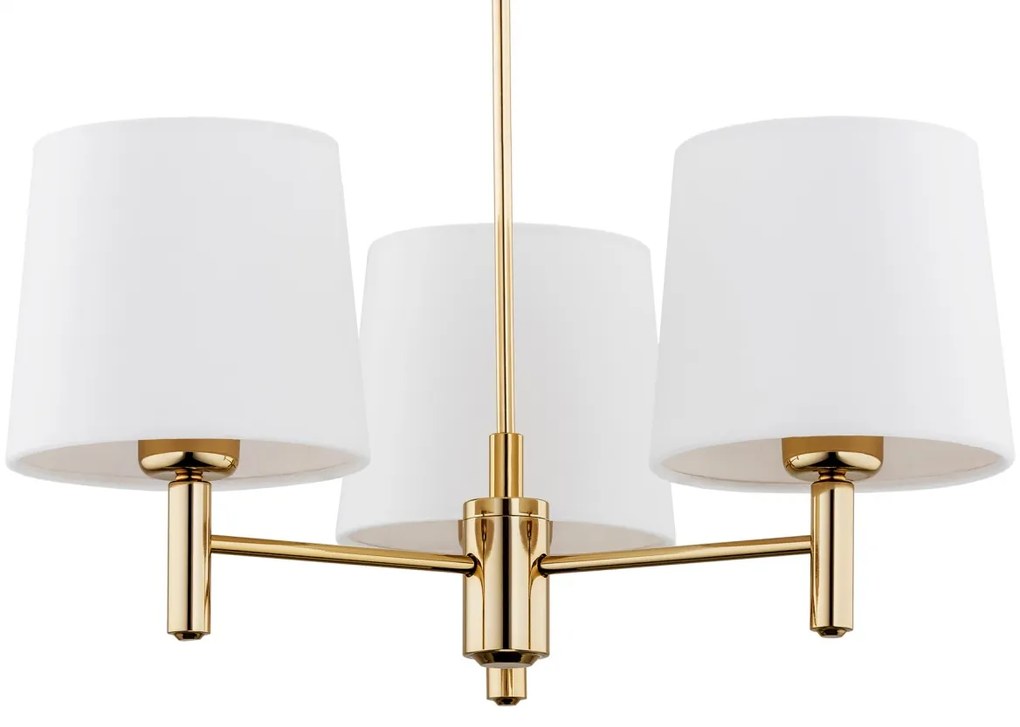 Candelabru modern design elegant PONTE 3L crem