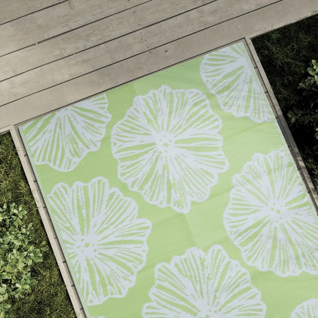vidaXL Covor de exterior, ARAKIL Verde, 120x180 cm, PP