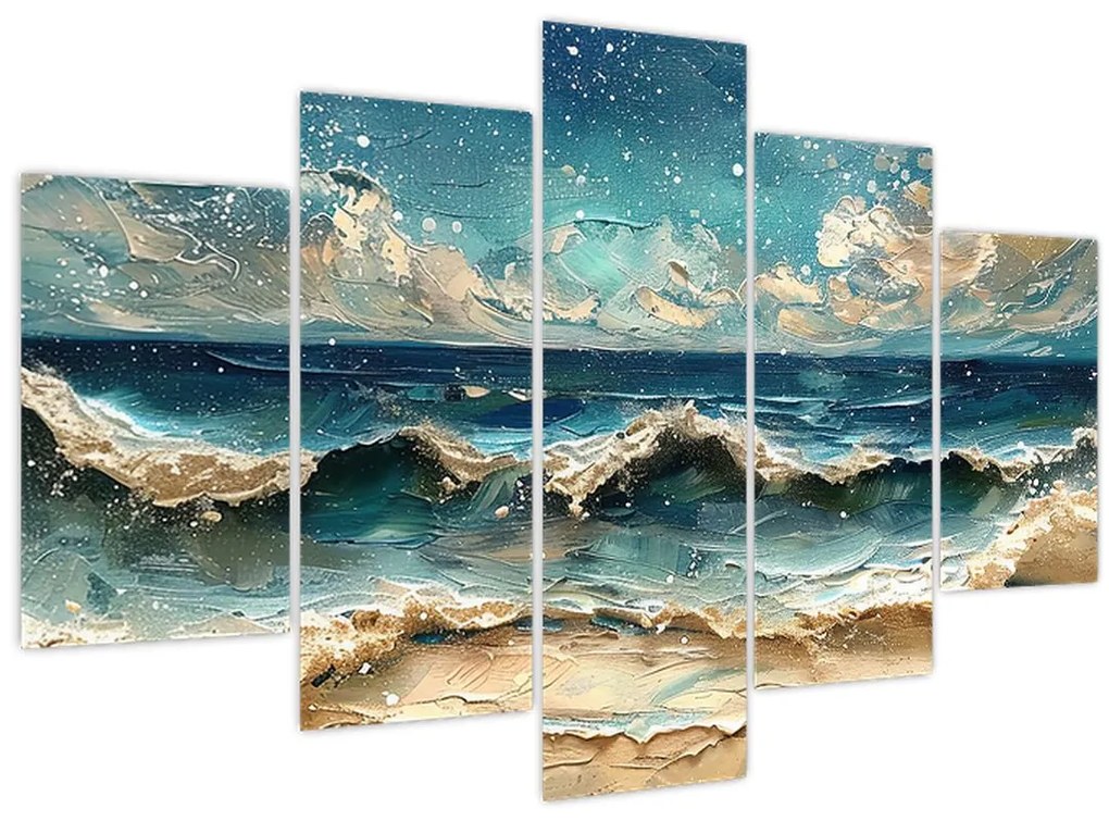 Tablou - Pictura mării (150x105 cm)